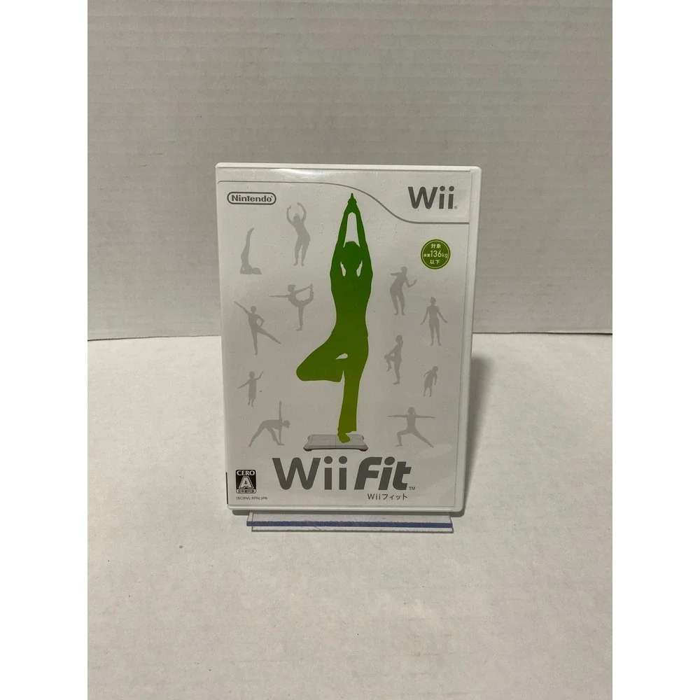 Nintendo Wii Fit Video Game Japanese Import NTSC-J CIB White Excellent